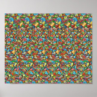 Tub Goat - Versteckter 3D-Druck Poster