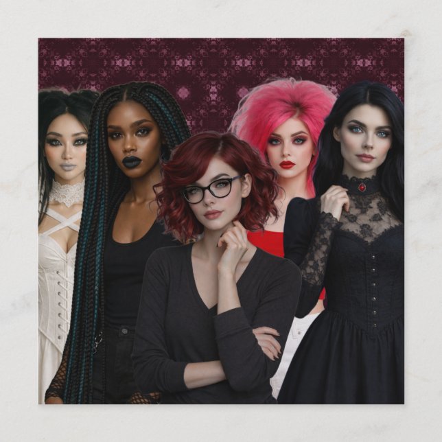 Tub Truffles Cast Feiertagskarte (Vorderseite)