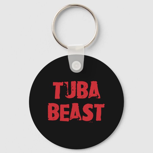 Tuba Beast Schlüsselanhänger (Vorderseite)