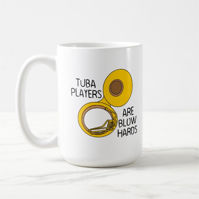 Tuba Blow Hards Kaffeetasse (Links)
