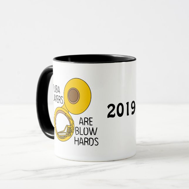 Tuba Blow Hards Tasse (Vorderseite Links)