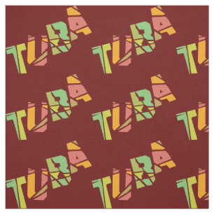 Tuba Cracked Text Stoff