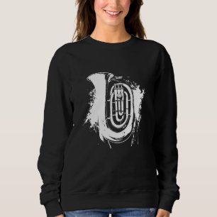 Tuba Graffiti Concert Band Sweatshirt