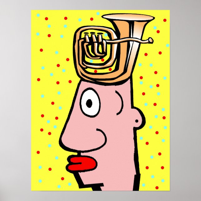 Tuba Head Poster (Vorne)