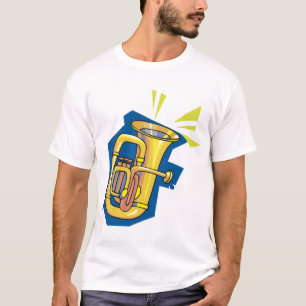 Tuba-Instrument Herren T-Shirt