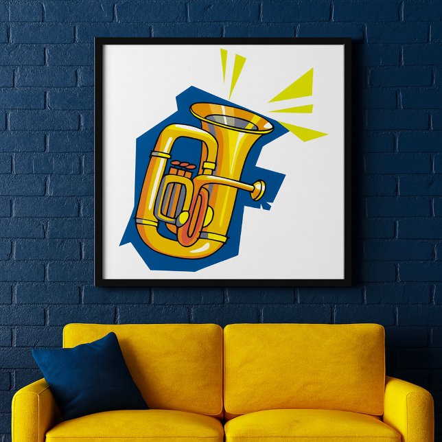 Tuba Instrument Poster (Von Creator hochgeladen)
