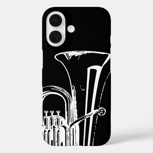 Tuba iPhone 16 Hülle (Rückseite)