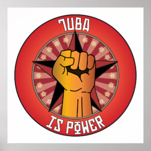 Tuba ist Power Poster