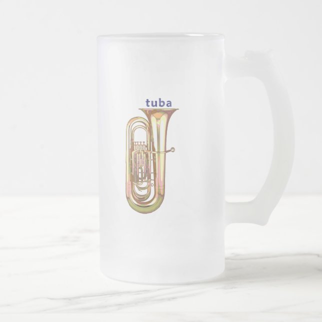 Tuba Mattglas Bierglas (Rechts)