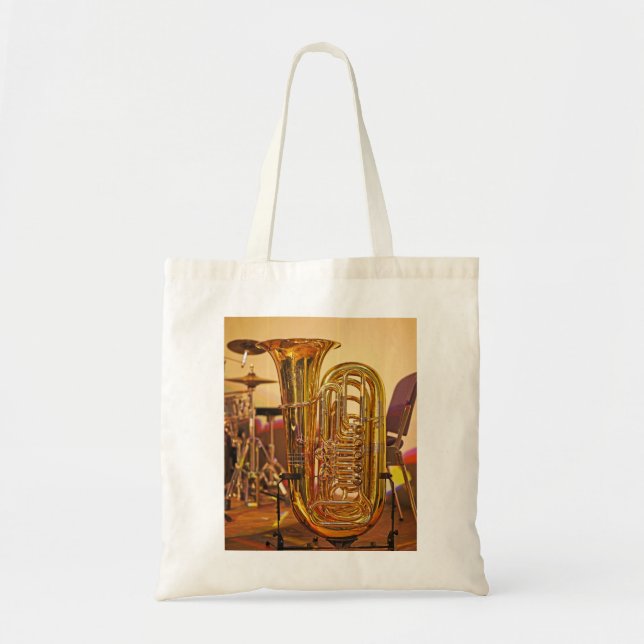 Tuba-Messing-Musiktasche Tragetasche (Vorne)
