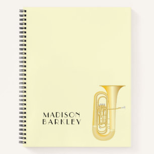Tuba Musician Band Teacher Notebook Notizbuch