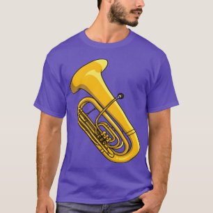 Tuba Musikinstrument für Musikliebhaber lustig T-Shirt