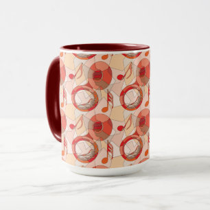 Tuba Musiknote Fragments Reds Tasse