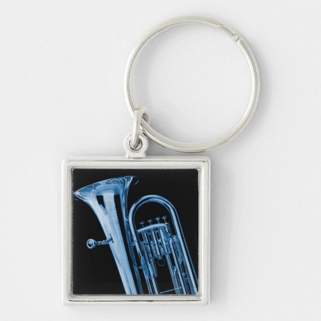 Tuba-oder Sousaphone-Schlüsselanhänger für Schlüsselanhänger (Vorne)
