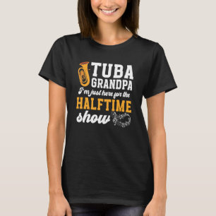 Tuba-Opa eines lustigen Tuba-Spielenden Opas T-Shirt