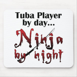Tuba Player by Day... Mousepad