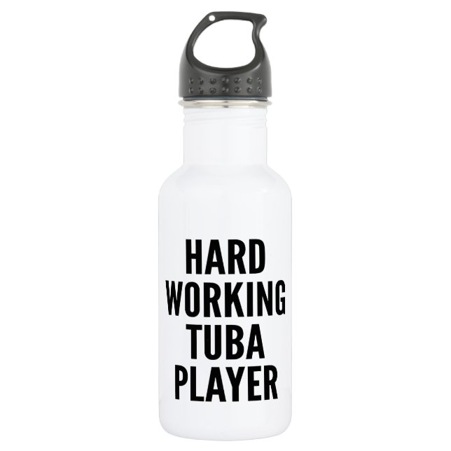 Tuba Player Trinkflasche (Vorderseite)