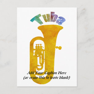 Tuba! Postkarte