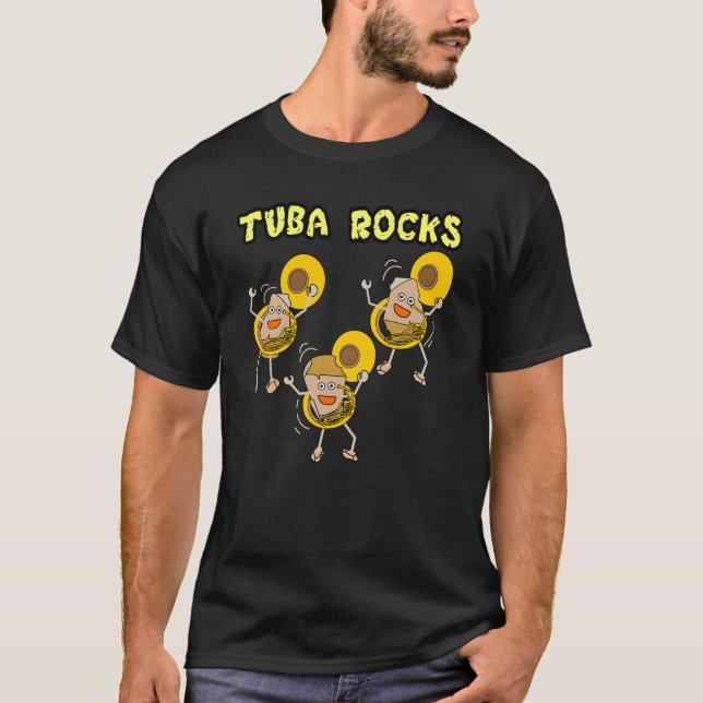 Tuba Rocks T-Shirt (Vorderseite)