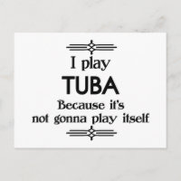 Tuba - Spielen Sie sich selbst Funny Deko Music