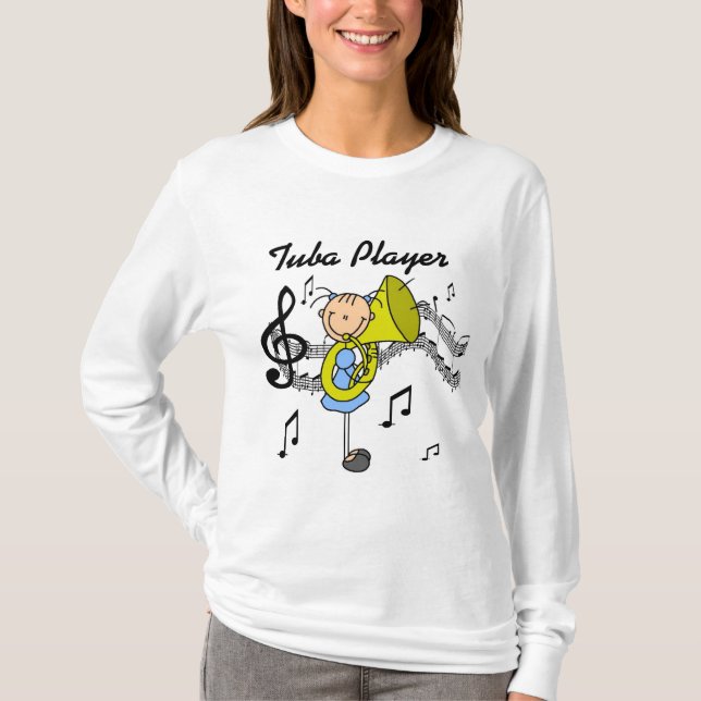 Tuba-Spieler-T-Shirts und Geschenke T-Shirt (Vorderseite)