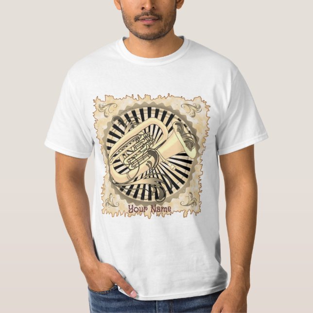 Tuba Swirls t- shirt (Vorderseite)