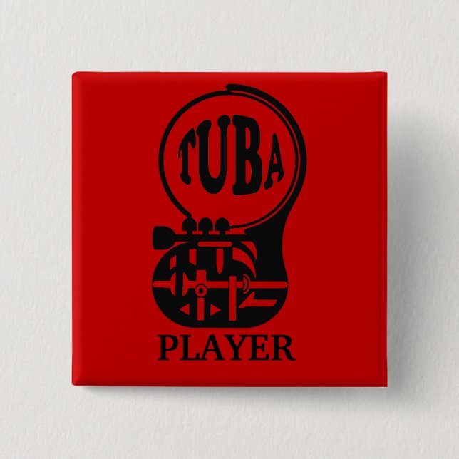 TUBA , Tuba Player Button (Vorderseite)