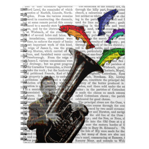 Tuba und Fische Notizblock