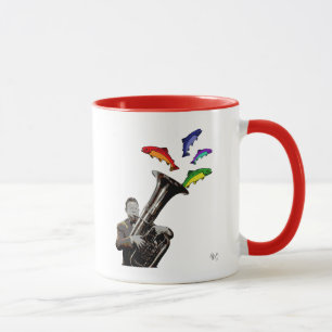 Tuba und Fische Tasse
