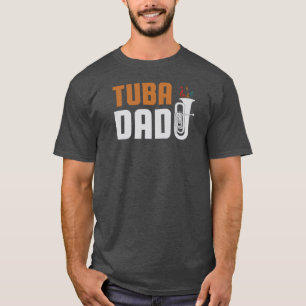 Tuba-Vater Lustiges Süßes Marschband-Geschenk Ein T-Shirt