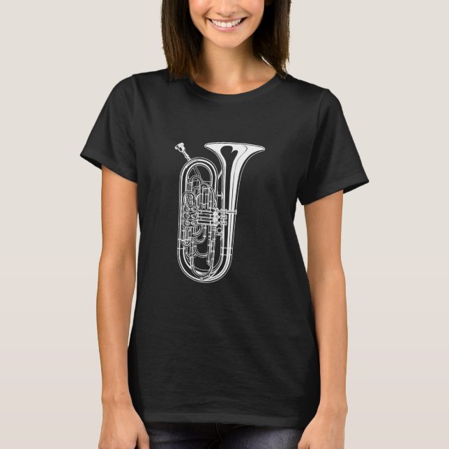 Tuba Wind Instrument T-Shirt (Vorderseite)