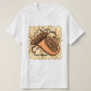 Tuba-Wirbel-T-Shirt T-Shirt