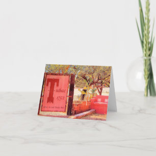 Tubac Ecken, Tubac Arizona notecard Karte