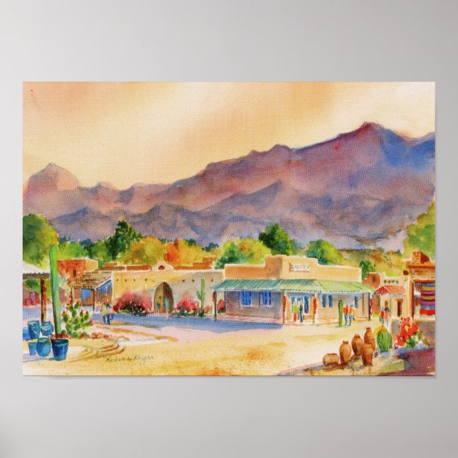 Tubac, Fondée1752 Toile Impression (Devant)