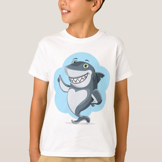 Tubarão simpático T-Shirt (Vorderseite)