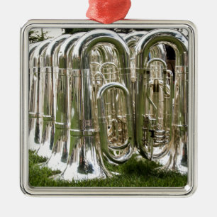 Tubas Silbernes Ornament