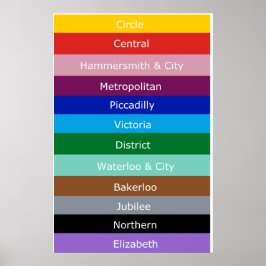 Tube Lines Poster
