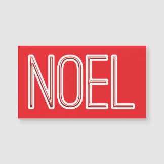 Tube Style Noël Magnetkarte
