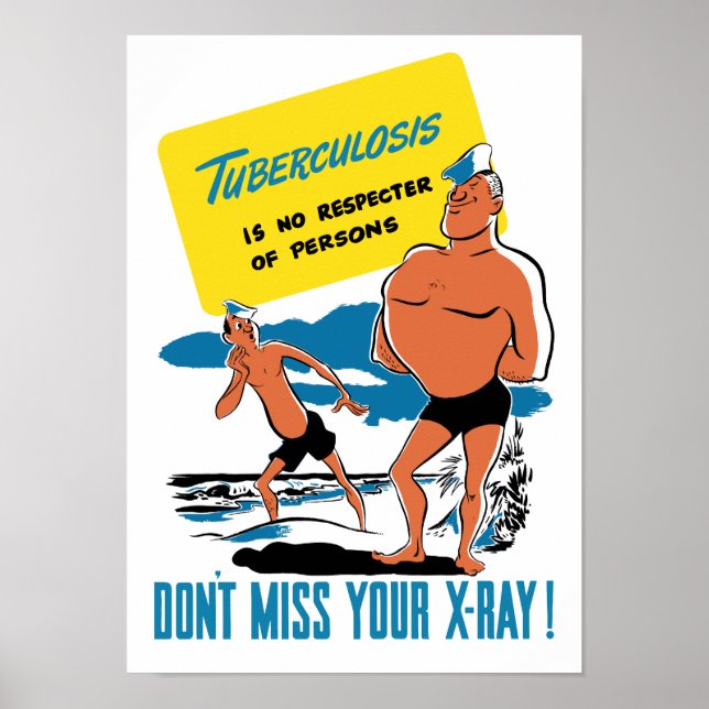 Tuberkulose ist kein Respekt für Menschen — W2 Poster (Vorne)
