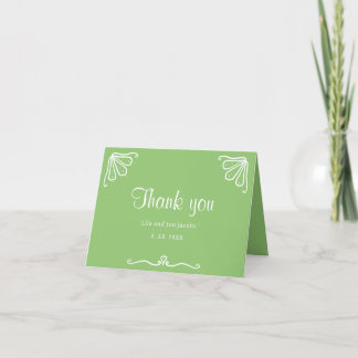 Tuberose Carte de remerciements Mariage personnali