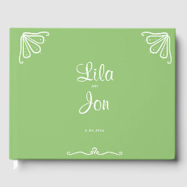 Tuberose Personalisiert Wedding Guestbook Gästebuch