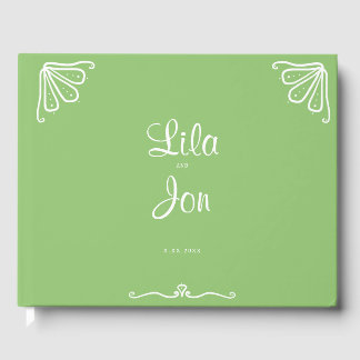 Tuberose Personalisiert Wedding Guestbook Gästebuch