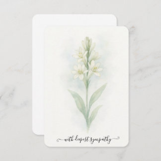 Tuberose-Sympathie-Karte