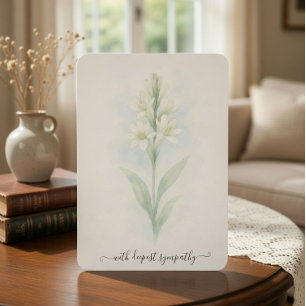 Tuberose-Sympathie-Karte