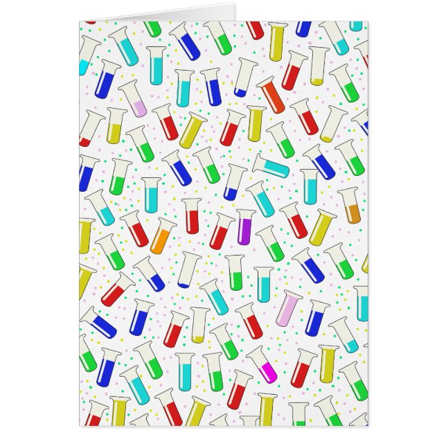 Tubes d'essai en verre de dessin (Devant)