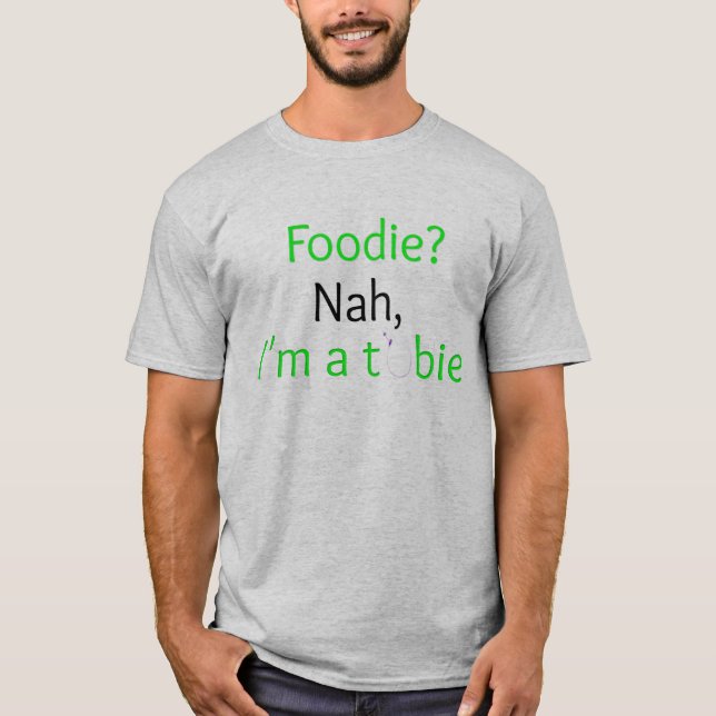 Tubie nicht ein Feinschmecker grundlegend T-Shirt (Vorderseite)