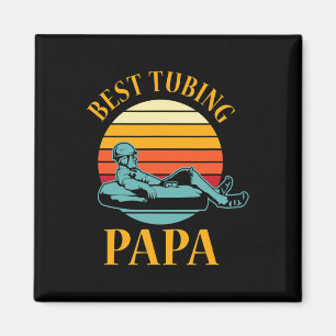 Tubing Papa River Tube Boat Water Snow Lake Magnet