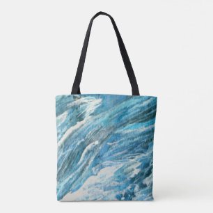 Tubulent Aquarell abstrakte Kunstsammlung Tasche