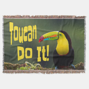 Tucan Do it! Motivierend Vogel-Funny-Pub Decke