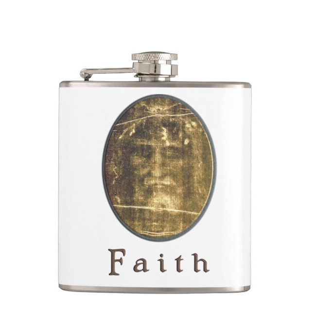 Tuch aus Turin Flachmann (Vorderseite)